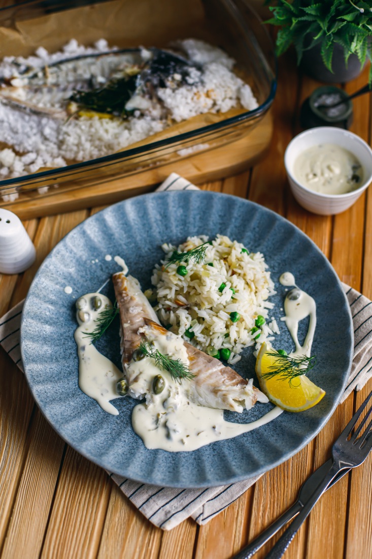 Дорадо в солевом панцире, блюдо из каталога Home Chef